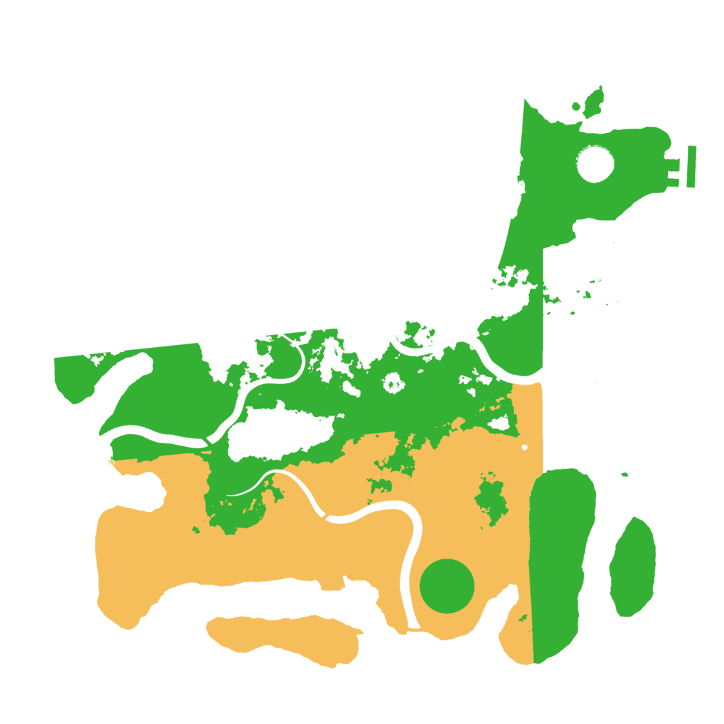 Biome Rust Map: Procedural Map, Size: 3500, Seed: 45679823
