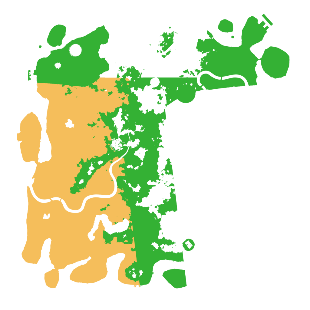 Biome Rust Map: Procedural Map, Size: 4500, Seed: 427920787