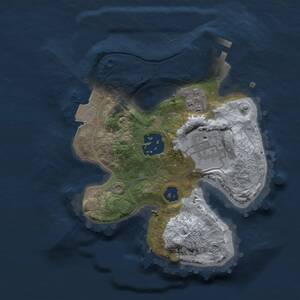 Thumbnail Rust Map: Procedural Map, Size: 2000, Seed: 2143, 5 Monuments