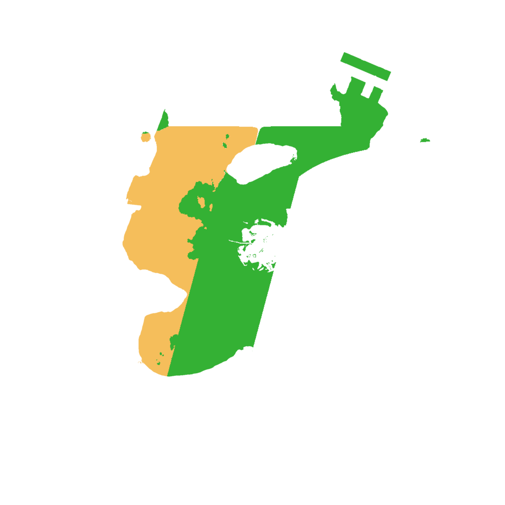 Biome Rust Map: Procedural Map, Size: 2000, Seed: 2143