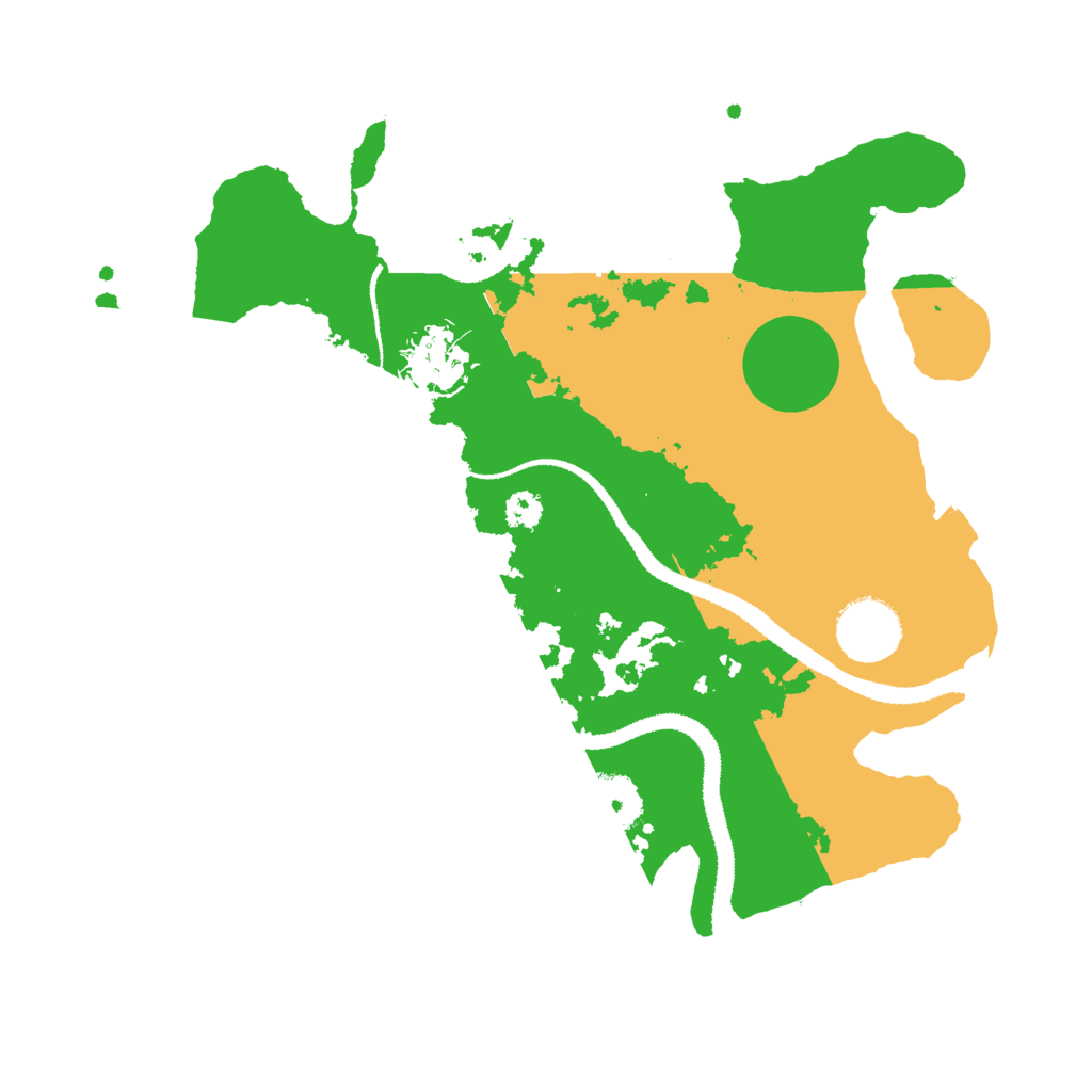 Biome Rust Map: Procedural Map, Size: 3000, Seed: 138206412