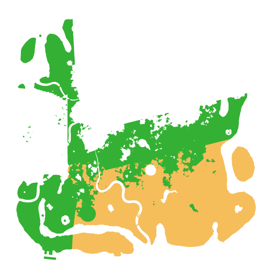 Biome Rust Map: Procedural Map, Size: 4500, Seed: 1789399275