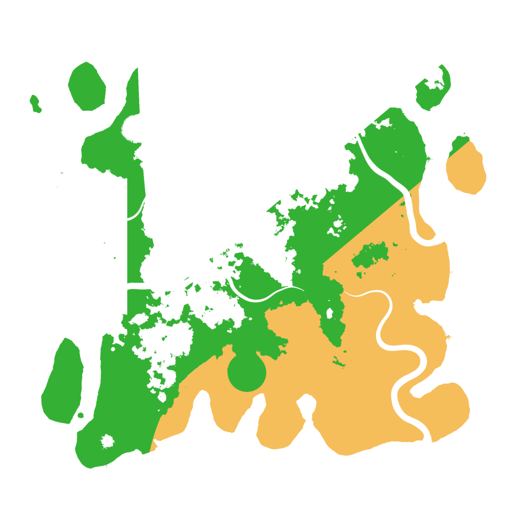 Biome Rust Map: Procedural Map, Size: 3500, Seed: 5554883