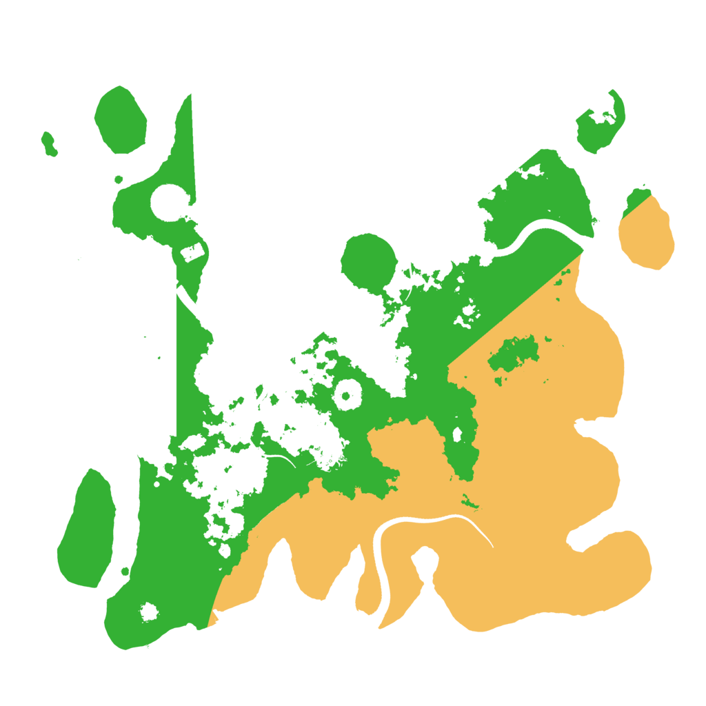 Biome Rust Map: Procedural Map, Size: 3500, Seed: 5554883