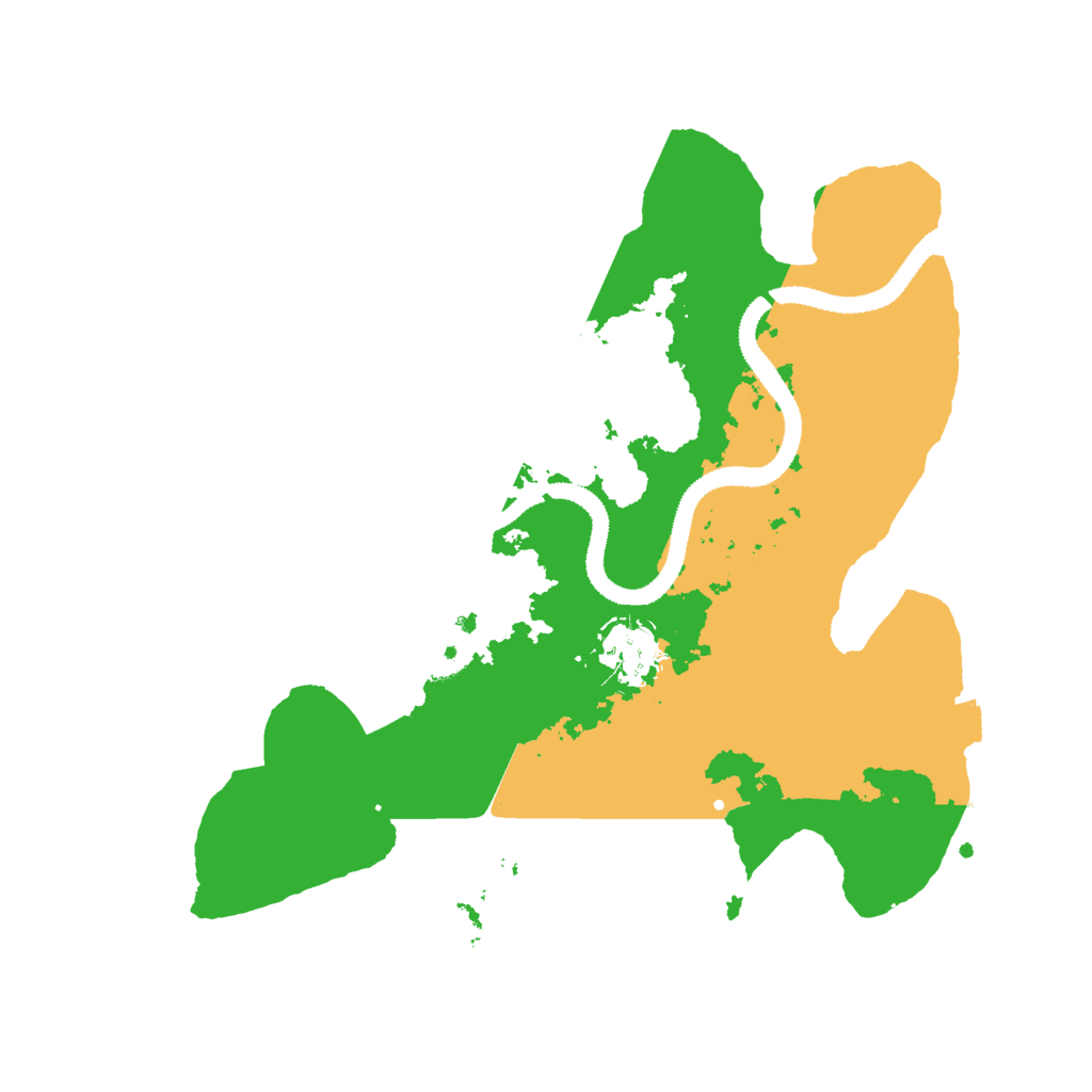 Biome Rust Map: Procedural Map, Size: 3000, Seed: 3185079