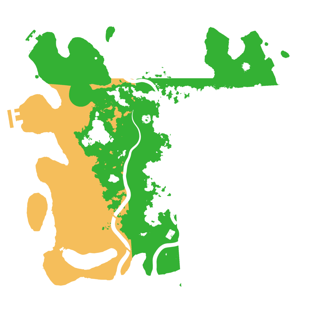 Biome Rust Map: Procedural Map, Size: 3500, Seed: 6820