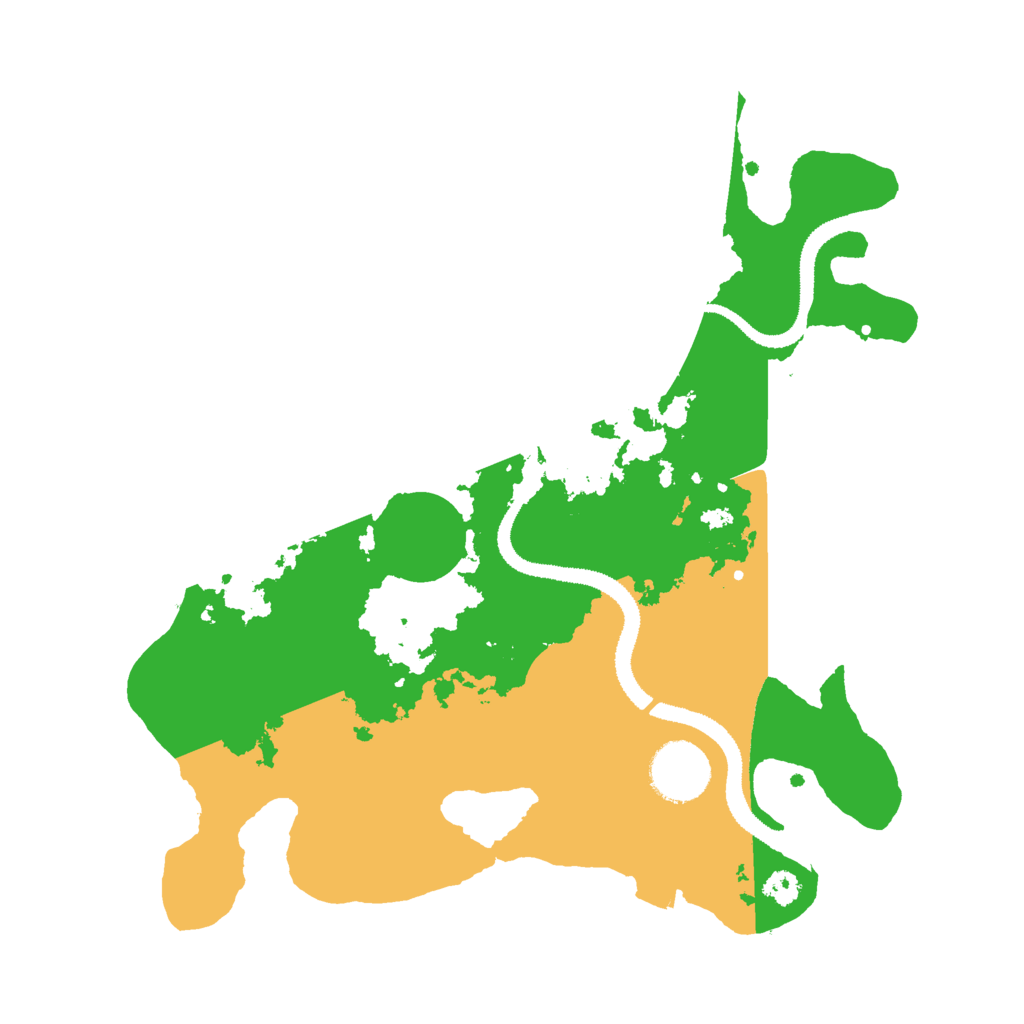 Biome Rust Map: Procedural Map, Size: 3000, Seed: 989052477