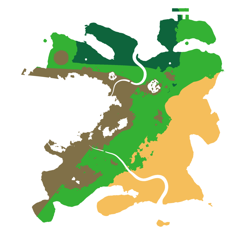 Biome Rust Map: Procedural Map, Size: 3000, Seed: 985054074