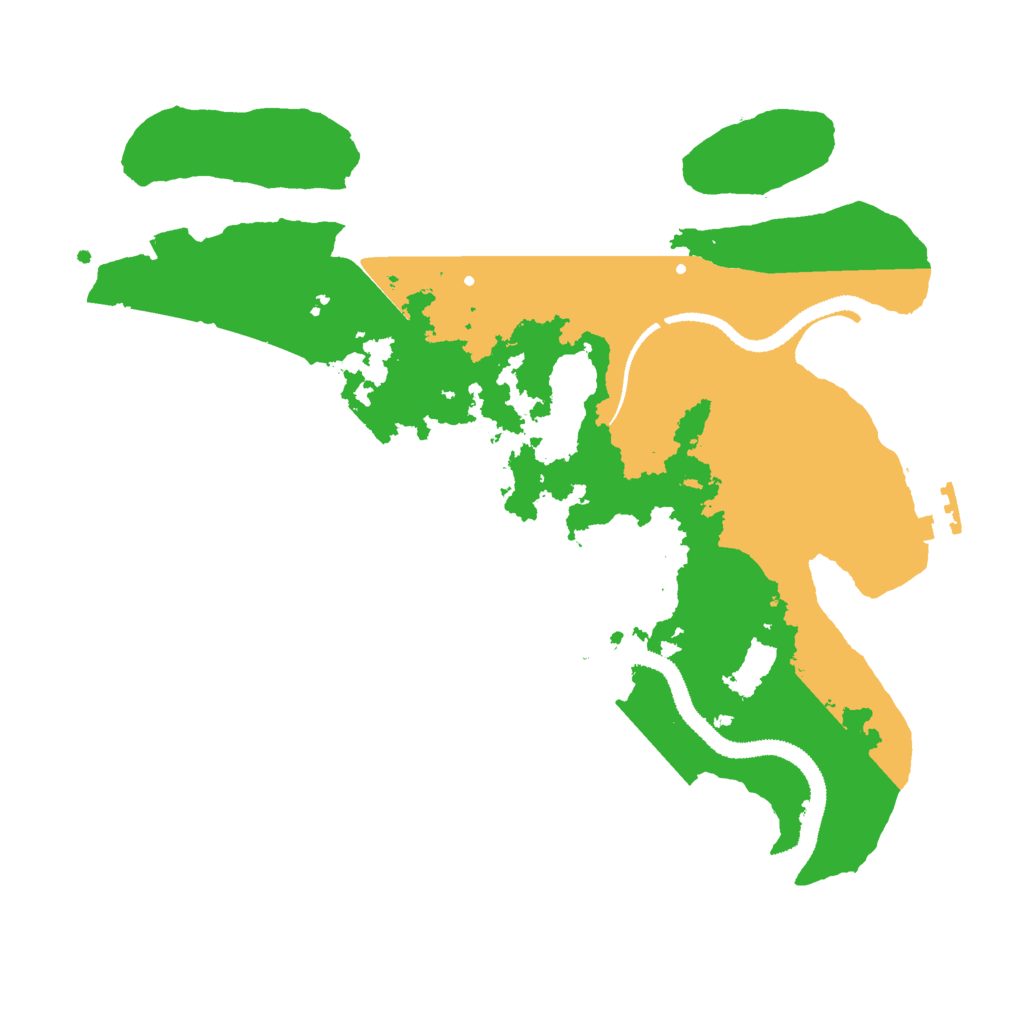 Biome Rust Map: Procedural Map, Size: 3000, Seed: 35435353