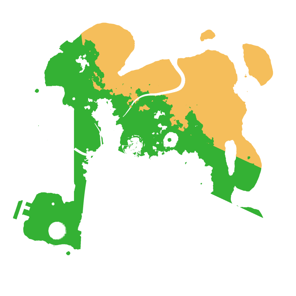 Biome Rust Map: Procedural Map, Size: 3000, Seed: 912185184