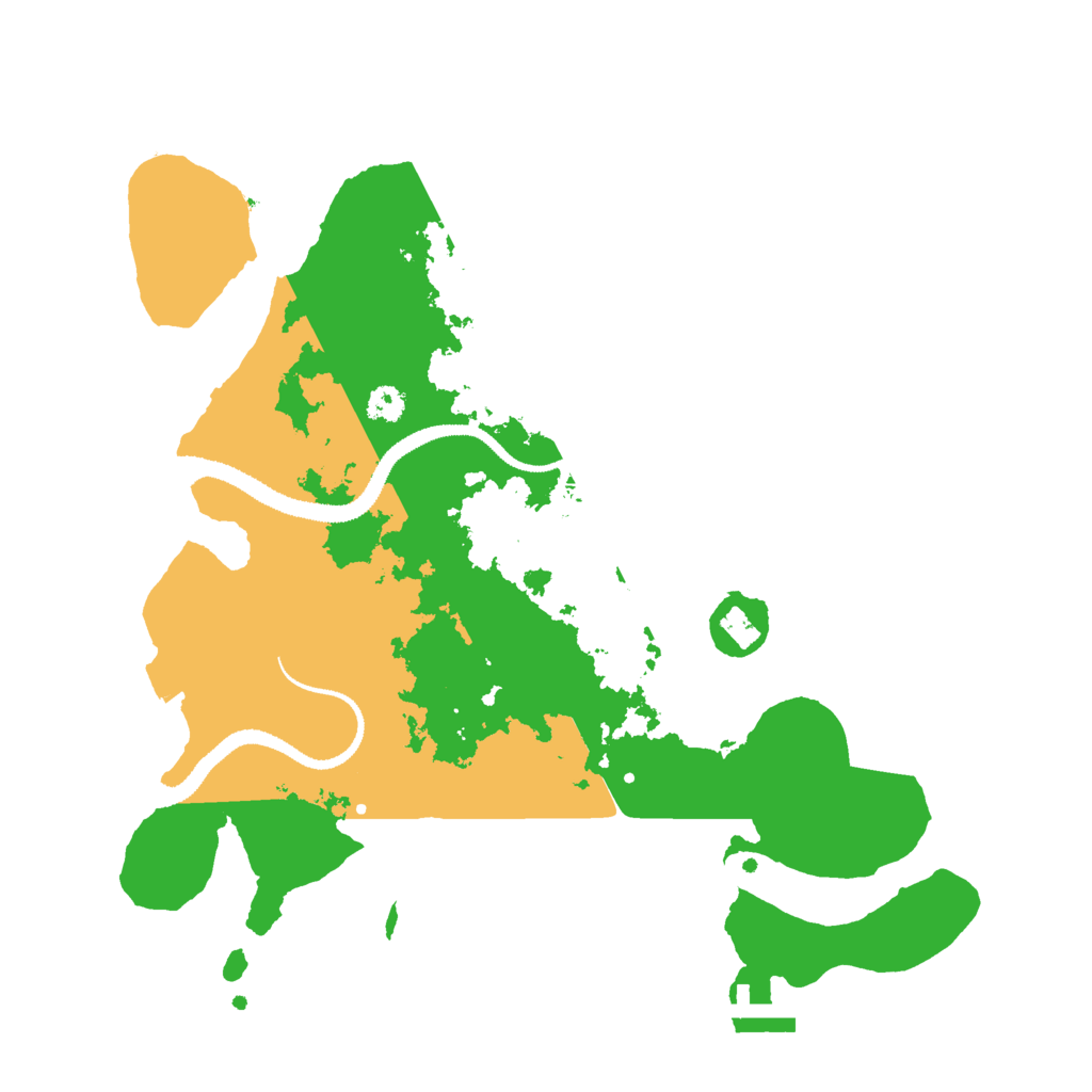 Biome Rust Map: Procedural Map, Size: 3000, Seed: 1993422207