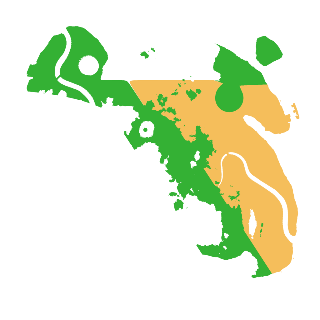 Biome Rust Map: Procedural Map, Size: 3000, Seed: 24505