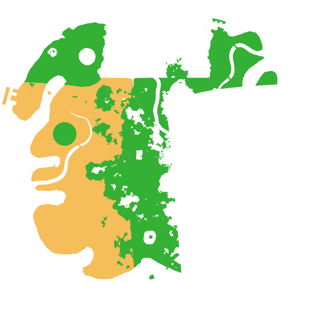 Biome Rust Map: Procedural Map, Size: 3500, Seed: 822191967