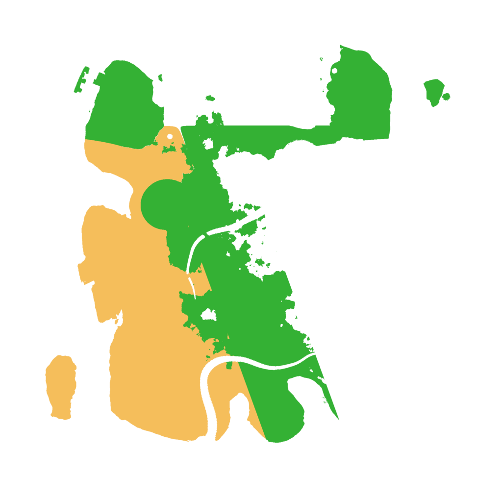Biome Rust Map: Procedural Map, Size: 2700, Seed: 71237223