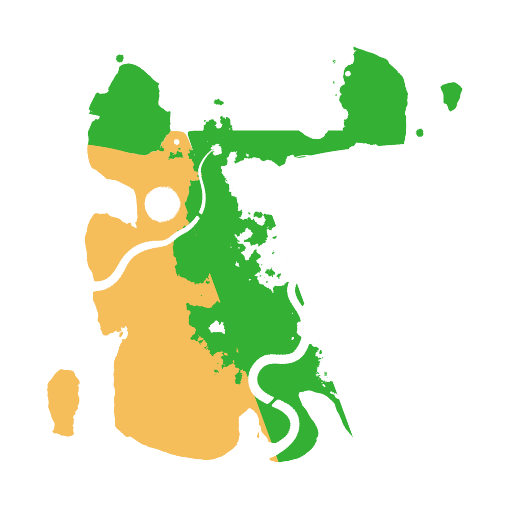 Biome Rust Map: Procedural Map, Size: 2700, Seed: 71237223