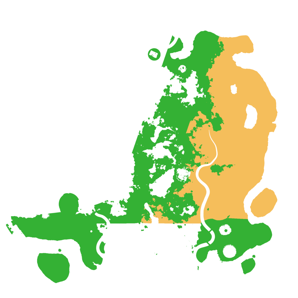 Biome Rust Map: Procedural Map, Size: 4000, Seed: 121322486