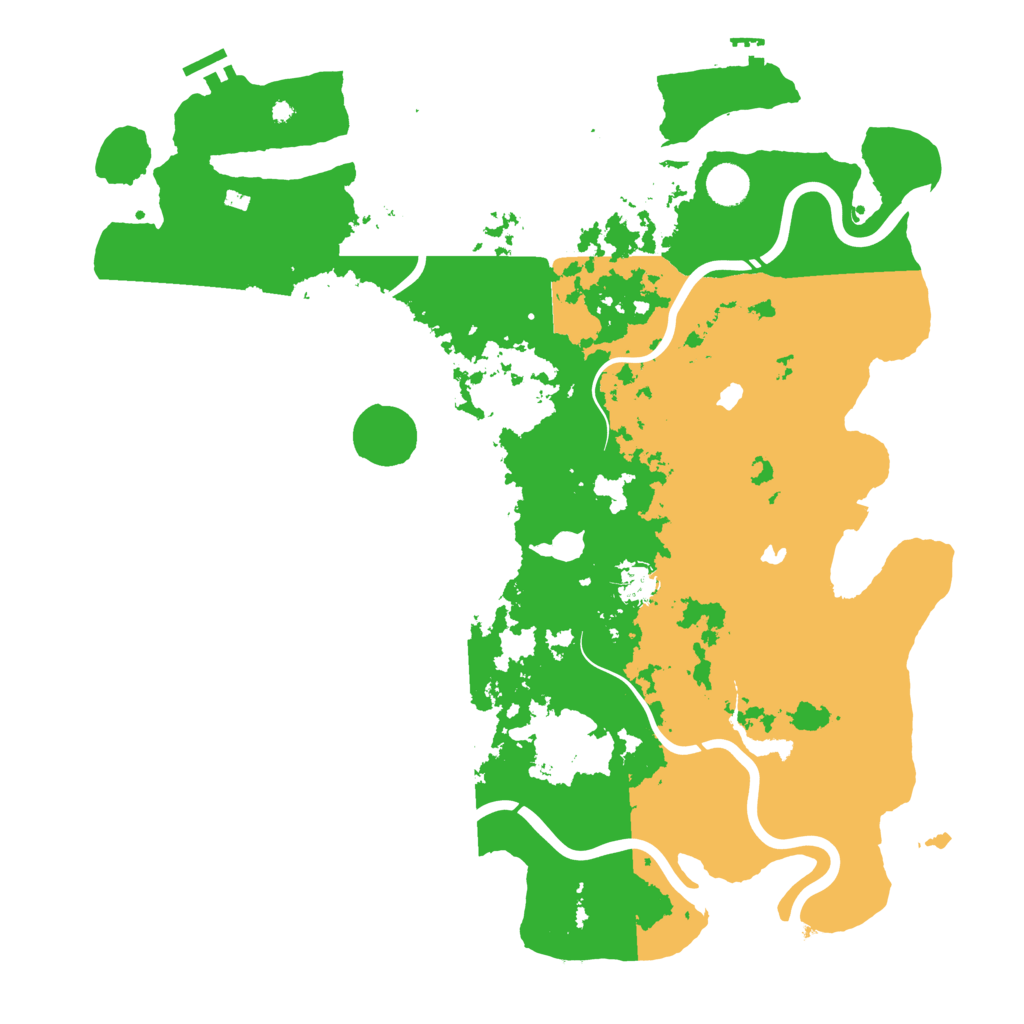 Biome Rust Map: Procedural Map, Size: 4500, Seed: 1879849574