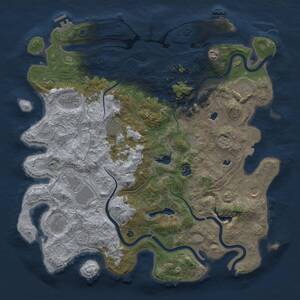 Thumbnail Rust Map: Procedural Map, Size: 4500, Seed: 1879849574, 16 Monuments