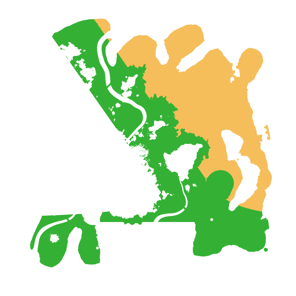 Biome Rust Map: Procedural Map, Size: 3000, Seed: 2005026076