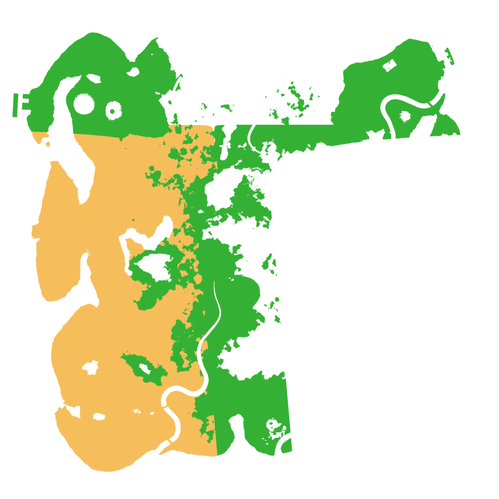 Biome Rust Map: Procedural Map, Size: 4250, Seed: 199345742