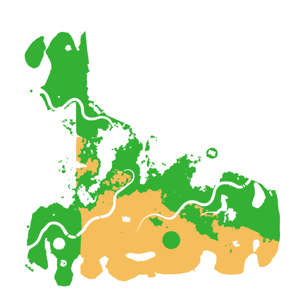 Biome Rust Map: Procedural Map, Size: 4500, Seed: 1401654425
