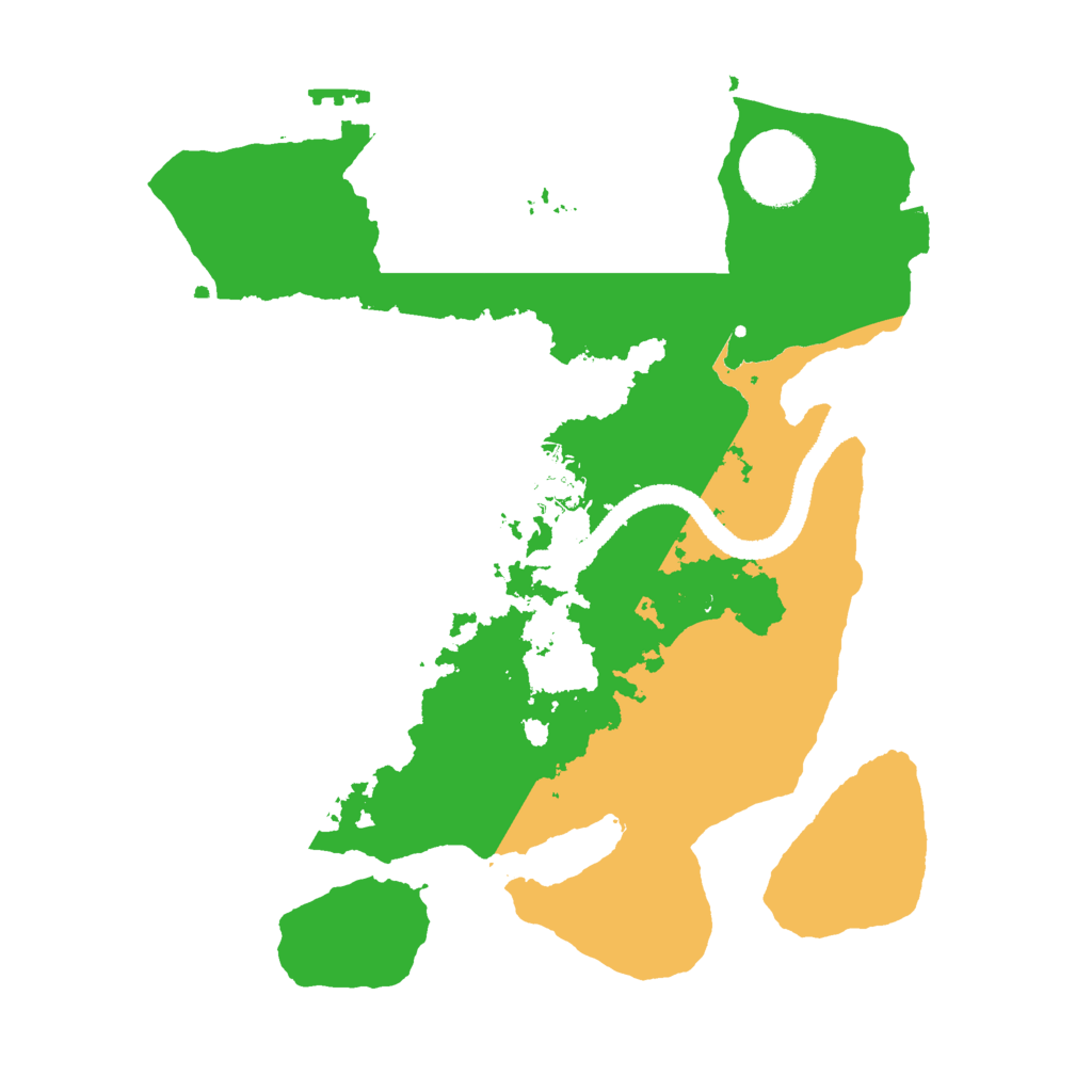 Biome Rust Map: Procedural Map, Size: 2700, Seed: 627166099