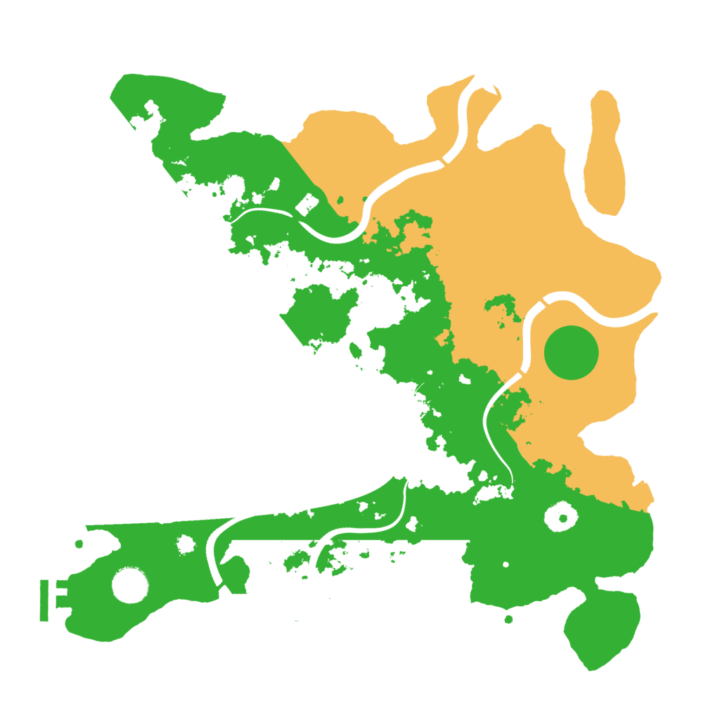 Biome Rust Map: Procedural Map, Size: 3500, Seed: 1804869710