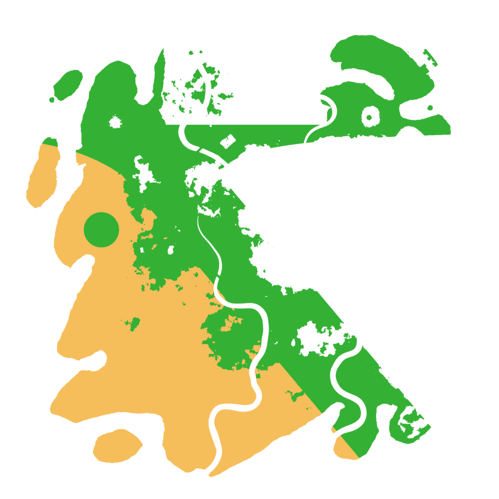 Biome Rust Map: Procedural Map, Size: 3750, Seed: 13245