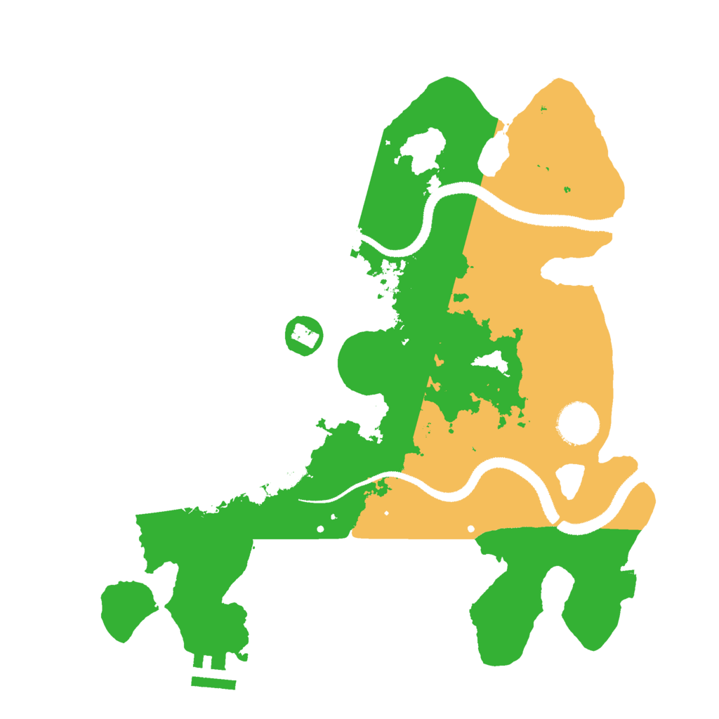 Biome Rust Map: Procedural Map, Size: 3000, Seed: 1339