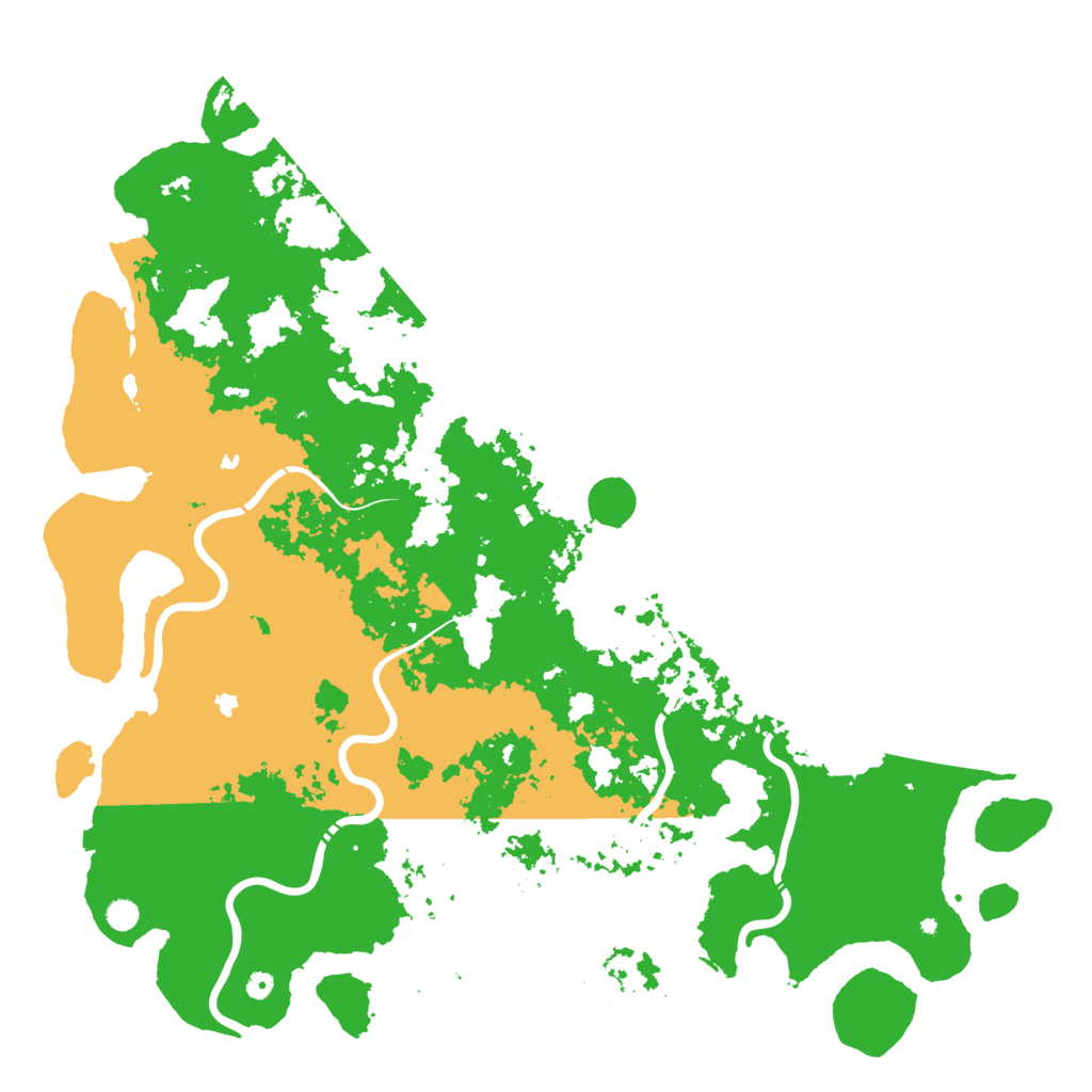 Biome Rust Map: Procedural Map, Size: 6000, Seed: 20260520
