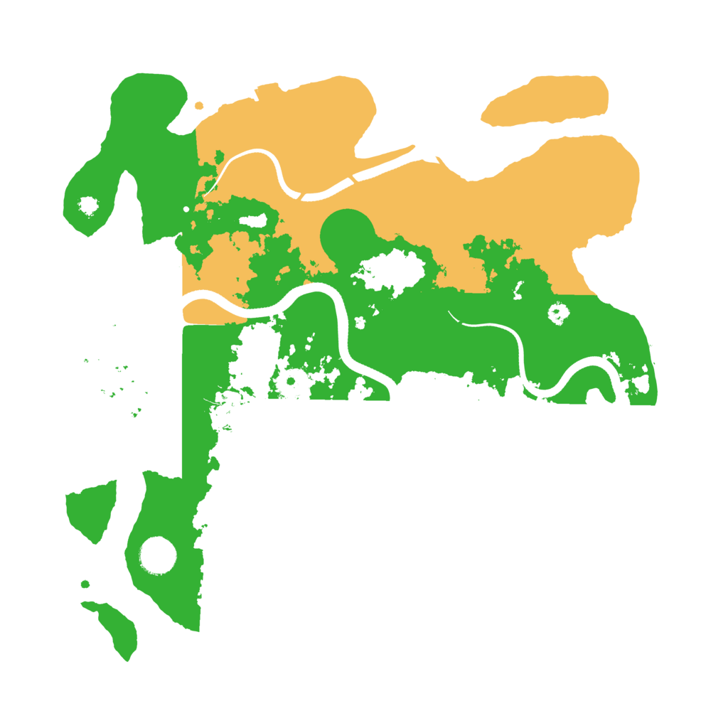Biome Rust Map: Procedural Map, Size: 3500, Seed: 252261705