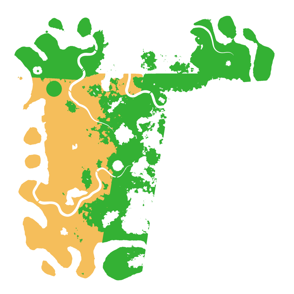 Biome Rust Map: Procedural Map, Size: 5000, Seed: 22662