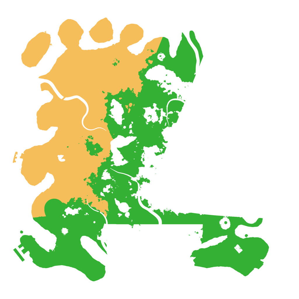 Biome Rust Map: Procedural Map, Size: 4000, Seed: 1524836425