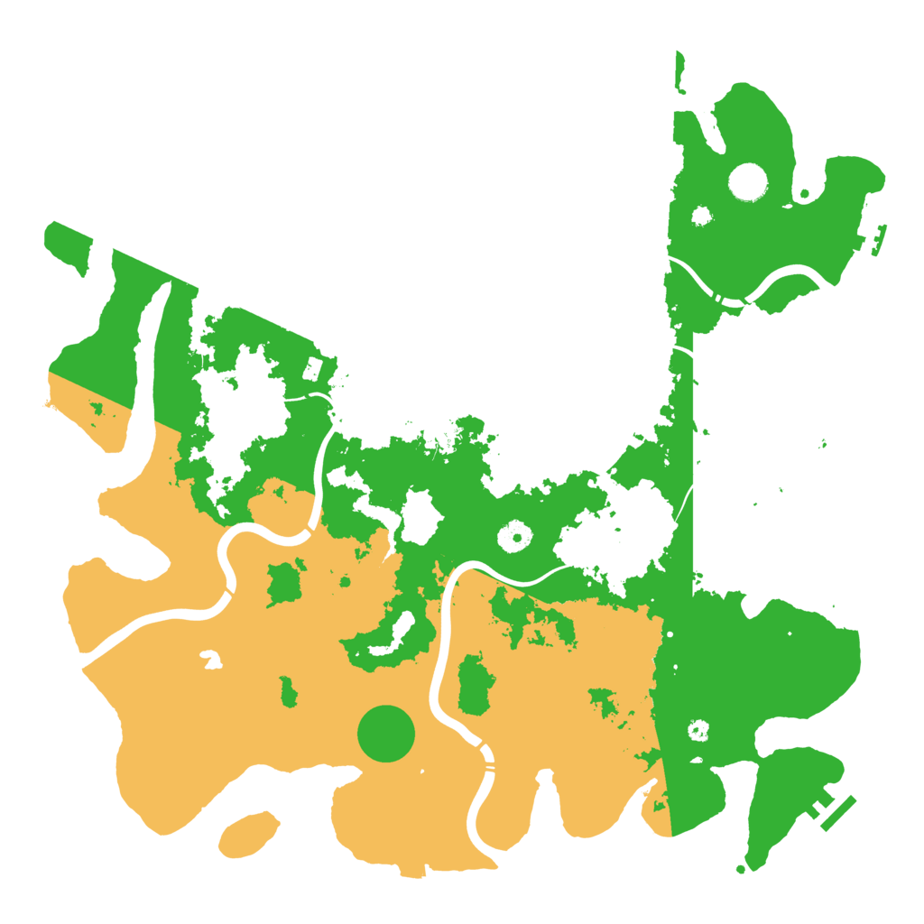 Biome Rust Map: Procedural Map, Size: 4250, Seed: 45397844