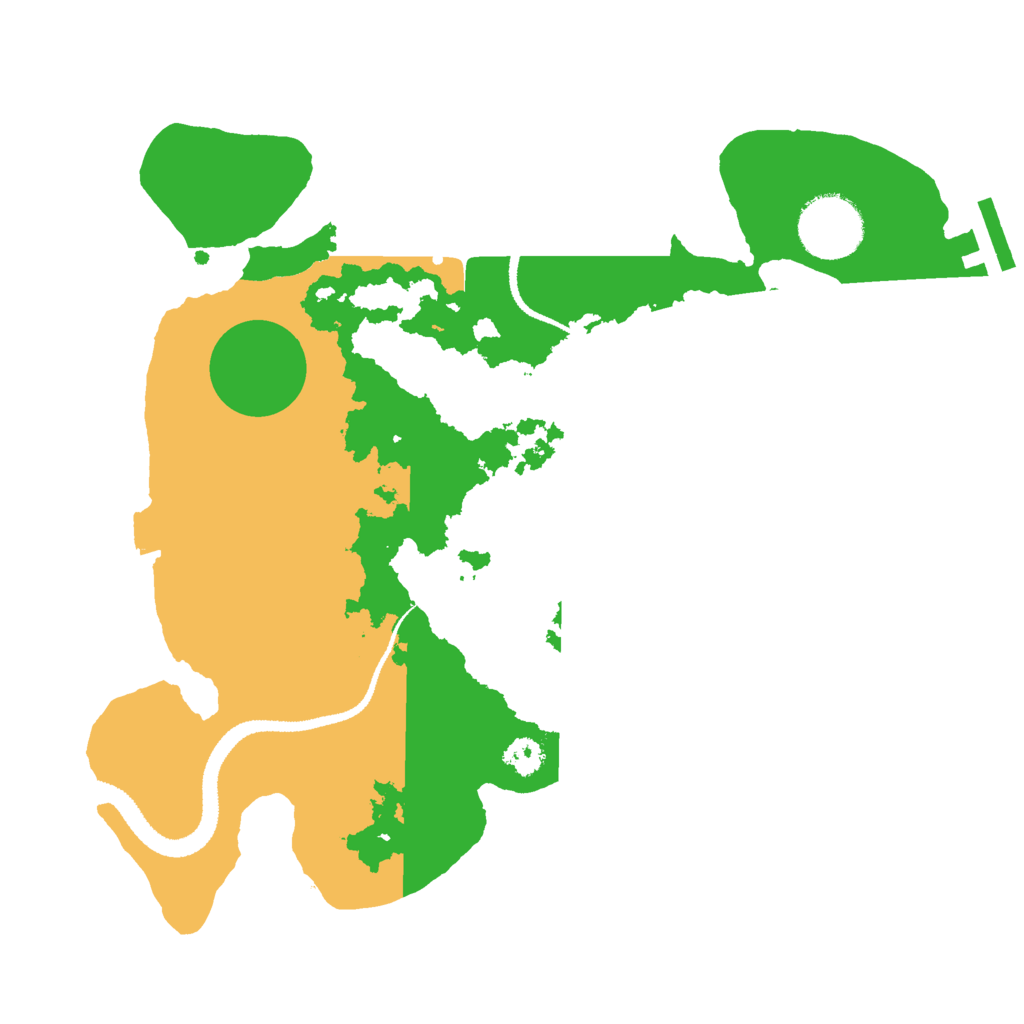 Biome Rust Map: Procedural Map, Size: 2800, Seed: 1216122598