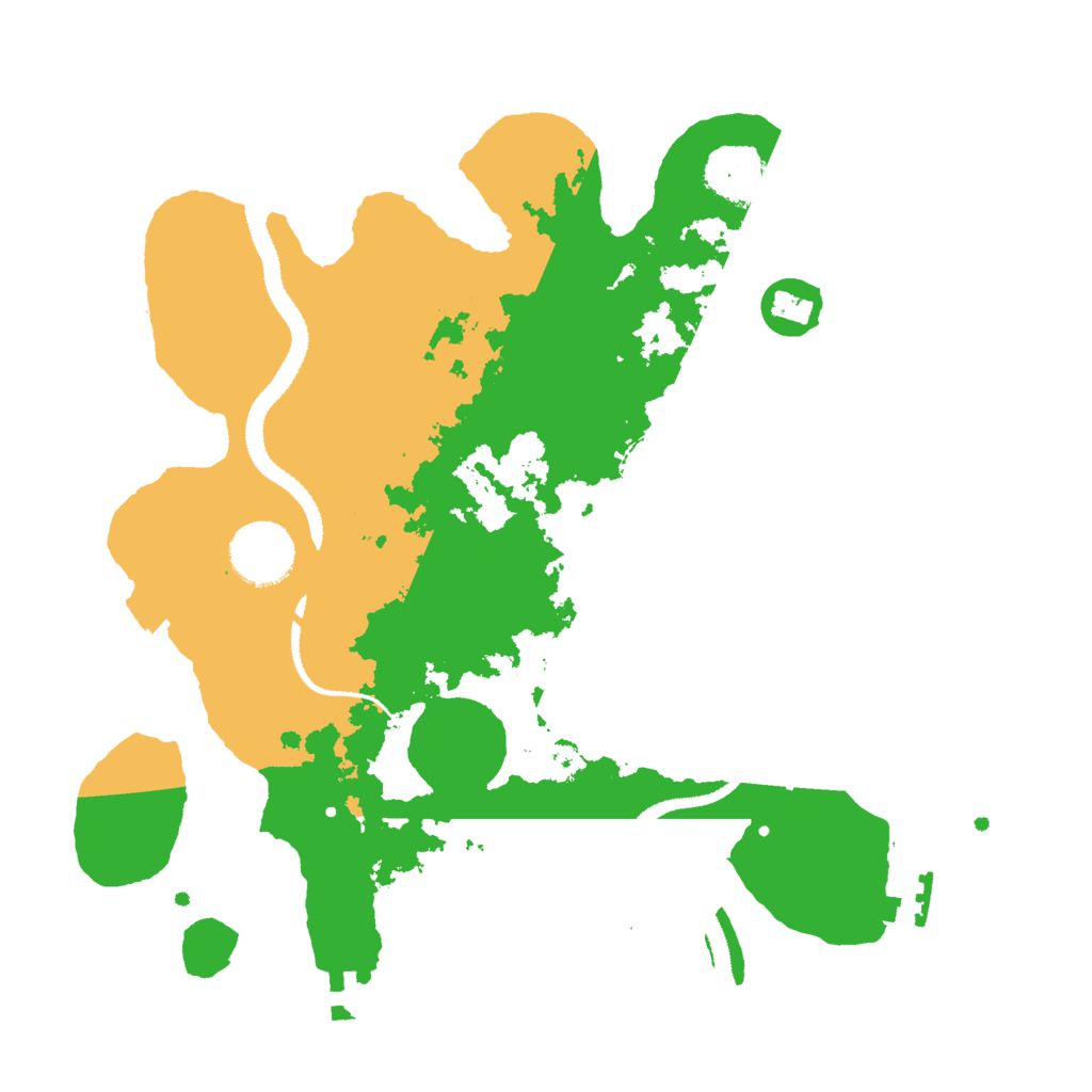 Biome Rust Map: Procedural Map, Size: 3000, Seed: 2074876857