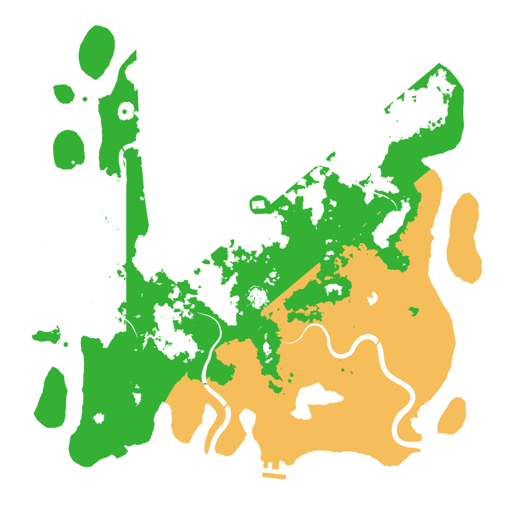 Biome Rust Map: Procedural Map, Size: 4300, Seed: 5554883
