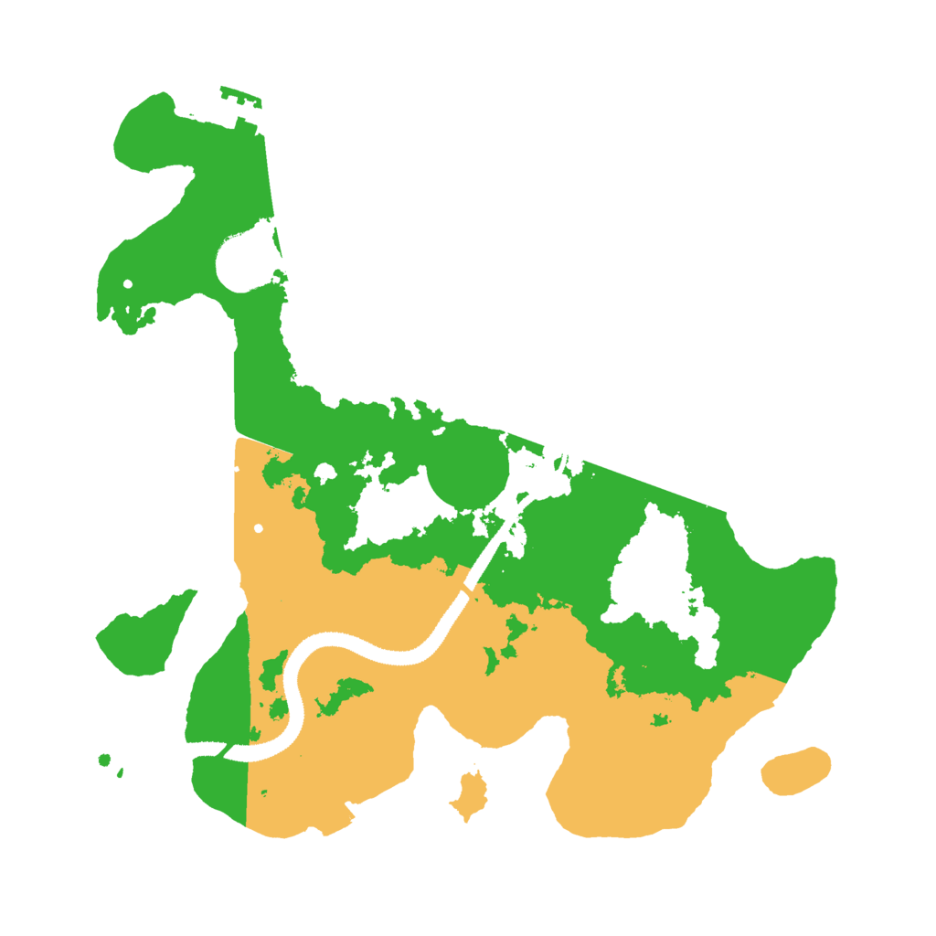 Biome Rust Map: Procedural Map, Size: 3000, Seed: 1710526795