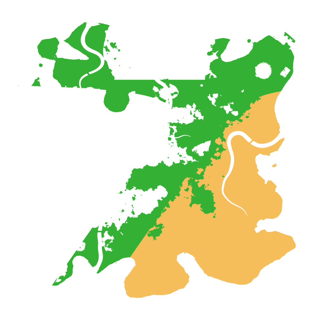 Biome Rust Map: Procedural Map, Size: 3500, Seed: 734332898