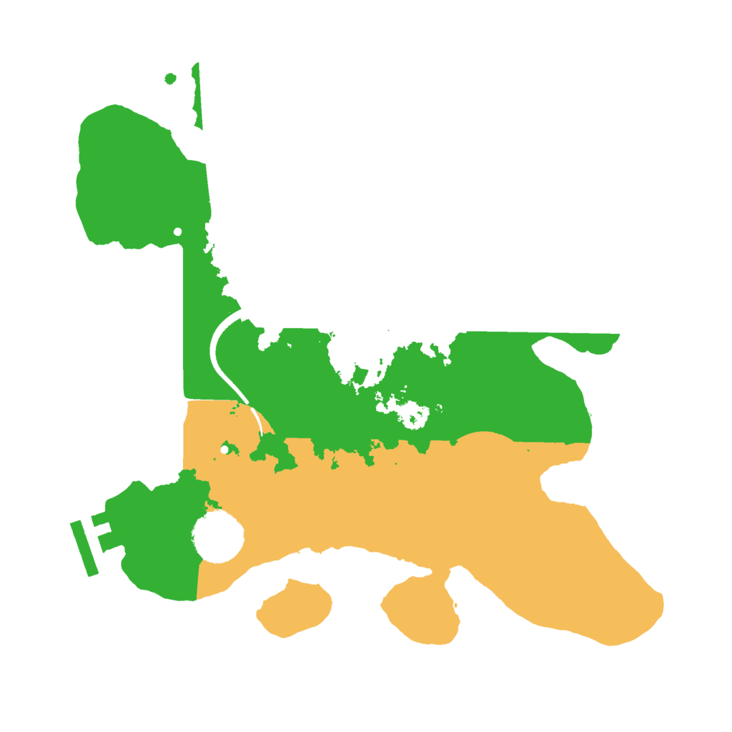 Biome Rust Map: Procedural Map, Size: 2600, Seed: 10141542