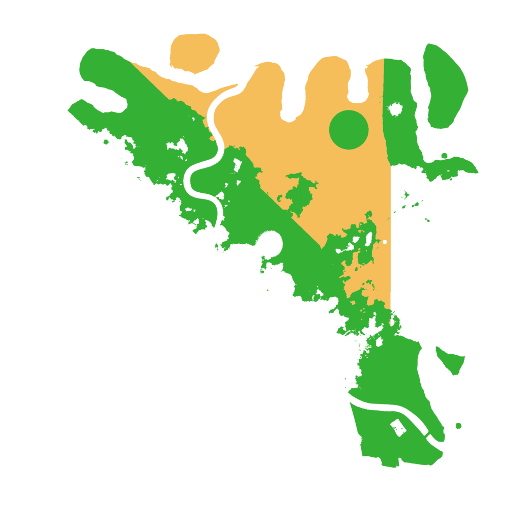 Biome Rust Map: Procedural Map, Size: 3500, Seed: 347896912