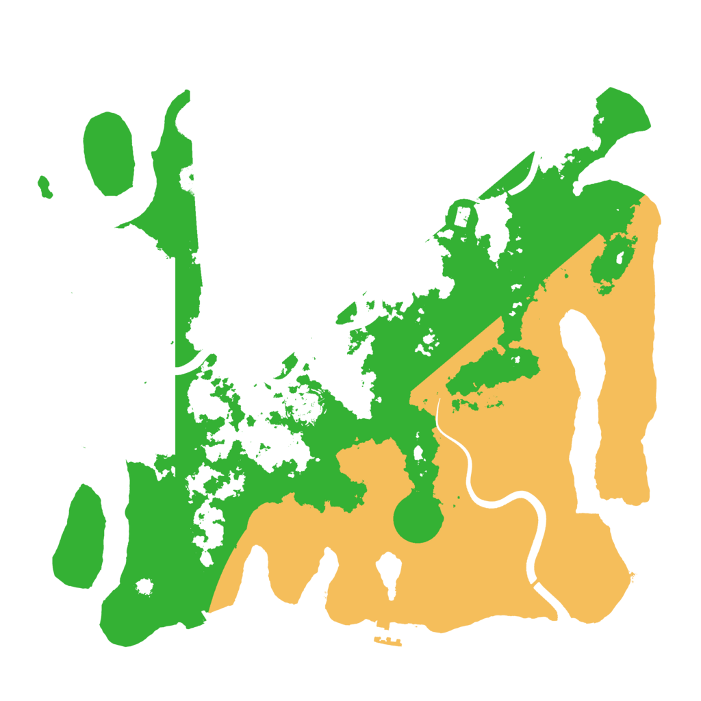 Biome Rust Map: Procedural Map, Size: 3800, Seed: 5554883