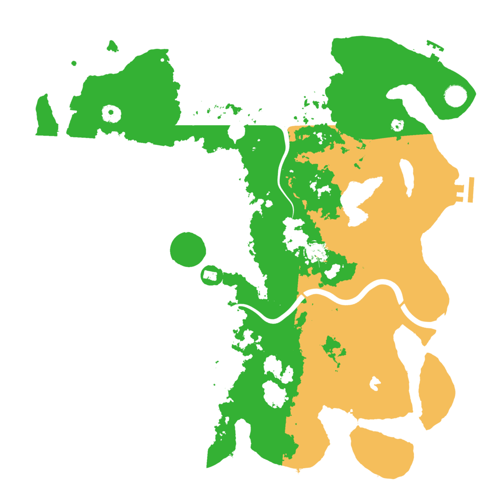 Biome Rust Map: Procedural Map, Size: 4000, Seed: 777656734