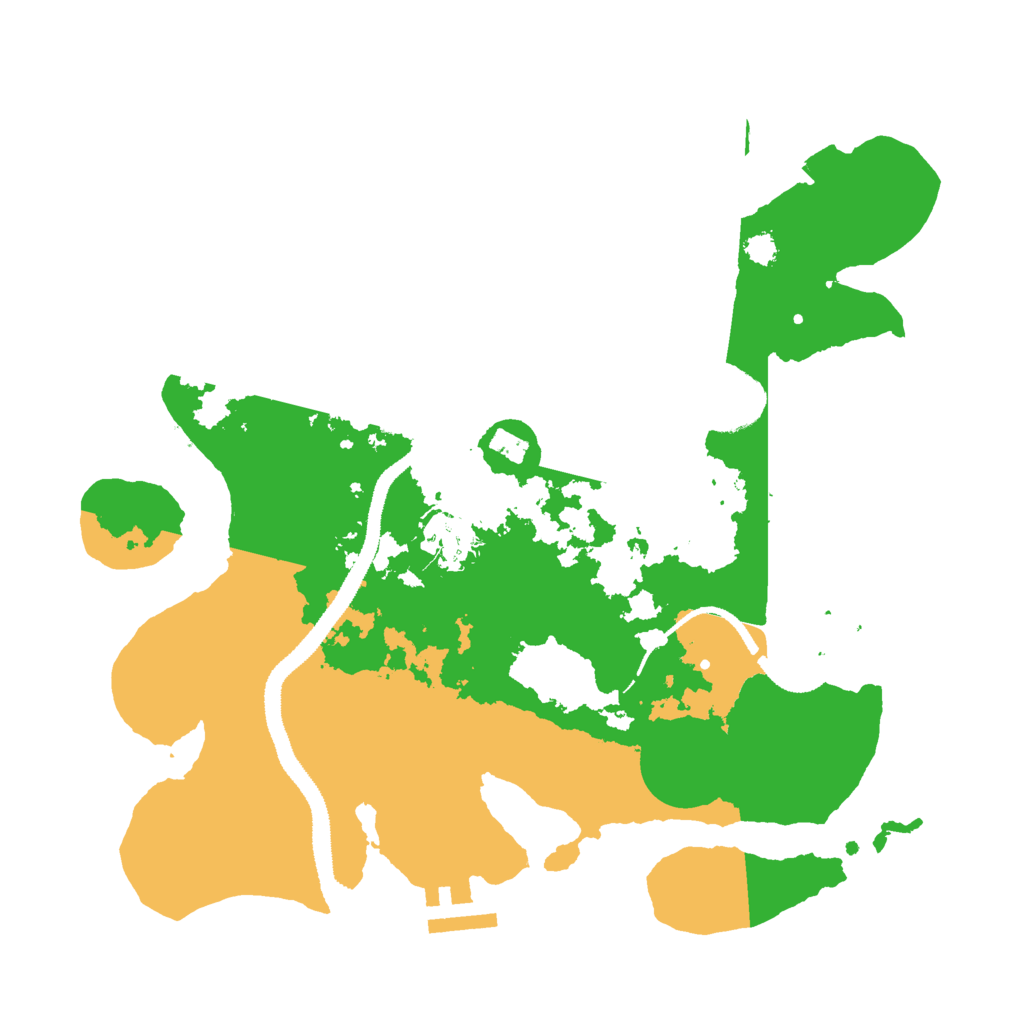 Biome Rust Map: Procedural Map, Size: 3000, Seed: 1485128732