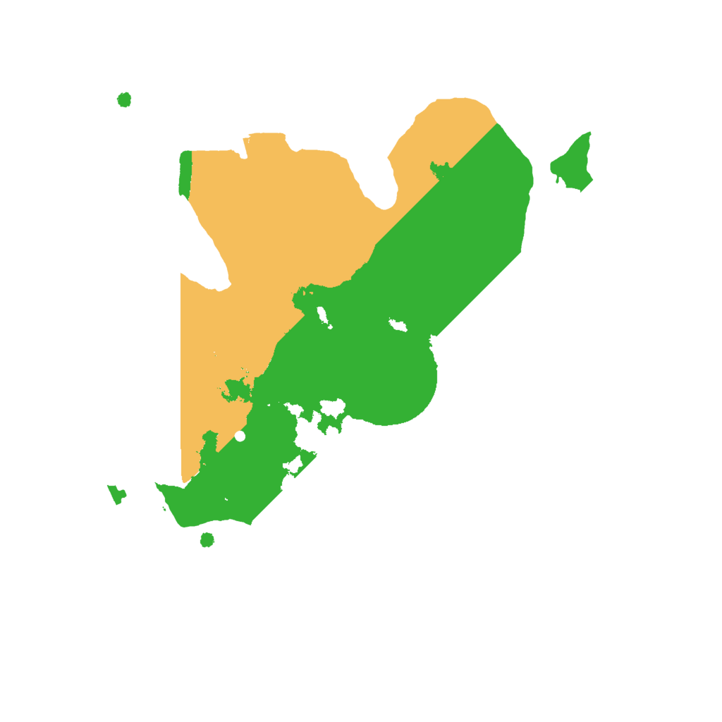 Biome Rust Map: Procedural Map, Size: 2000, Seed: 773064978