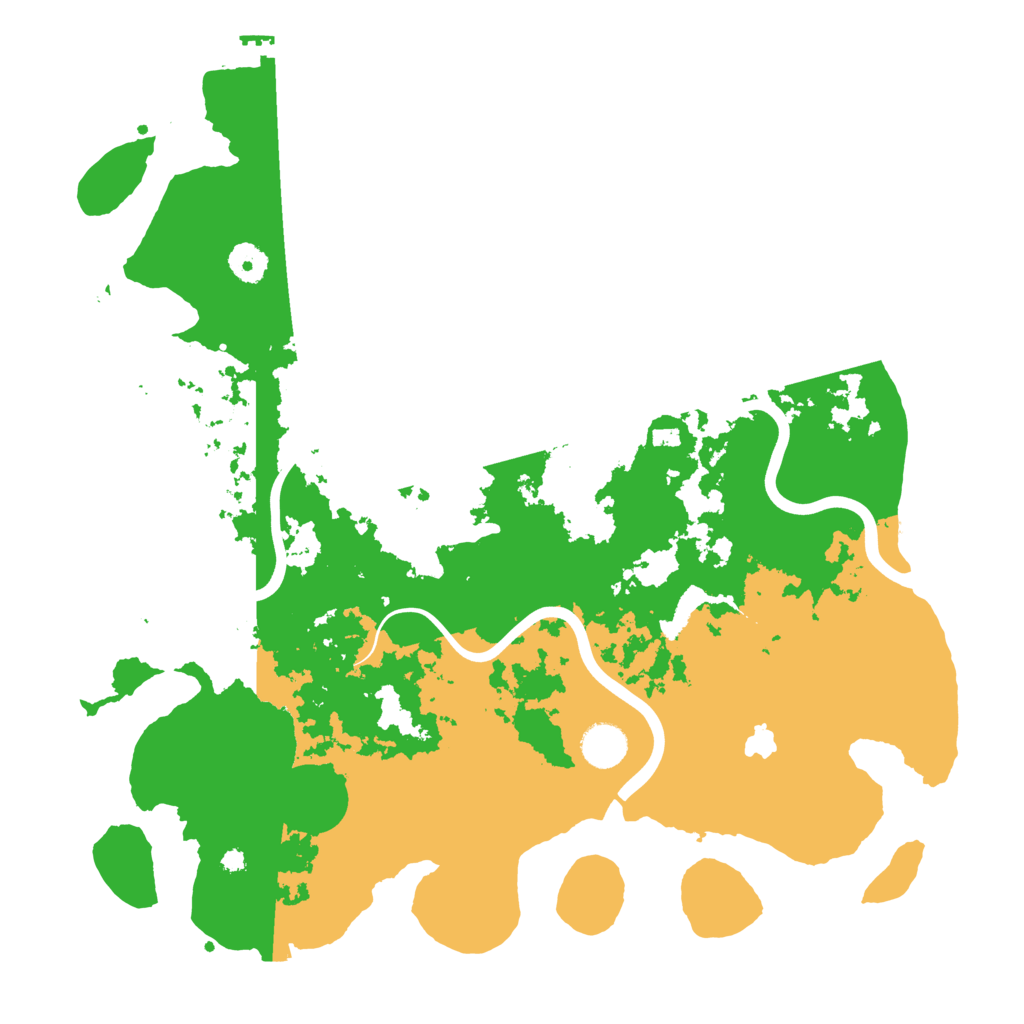 Biome Rust Map: Procedural Map, Size: 4000, Seed: 481964
