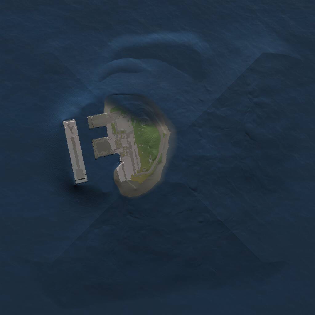 Rust Map: Procedural Map, Size: 1000, Seed: 231612, 2 Monuments