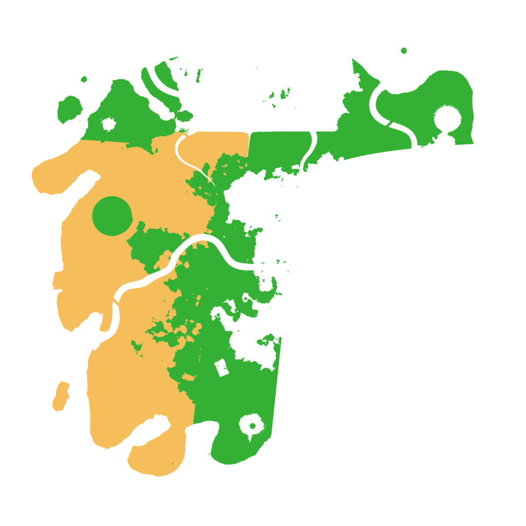 Biome Rust Map: Procedural Map, Size: 3500, Seed: 5367238