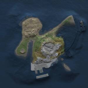 Thumbnail Rust Map: Procedural Map, Size: 1450, Seed: 1921431773, 3 Monuments