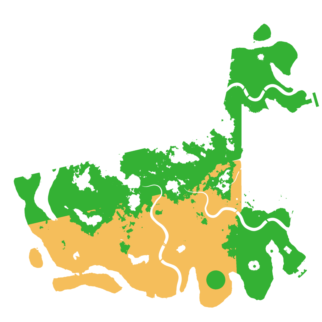 Biome Rust Map: Procedural Map, Size: 4500, Seed: 1315660900